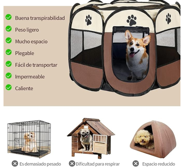 PortaPetdora: Casa Portátil para Gatos y Perros