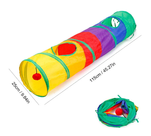 1 Pieza Tunel Entrenamiento Y 22 Juguetes Para Mascota